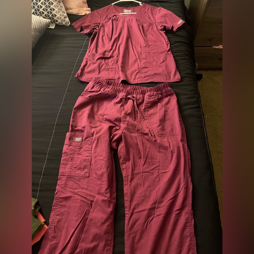 Maroon Cherokee Workwear Scrubs